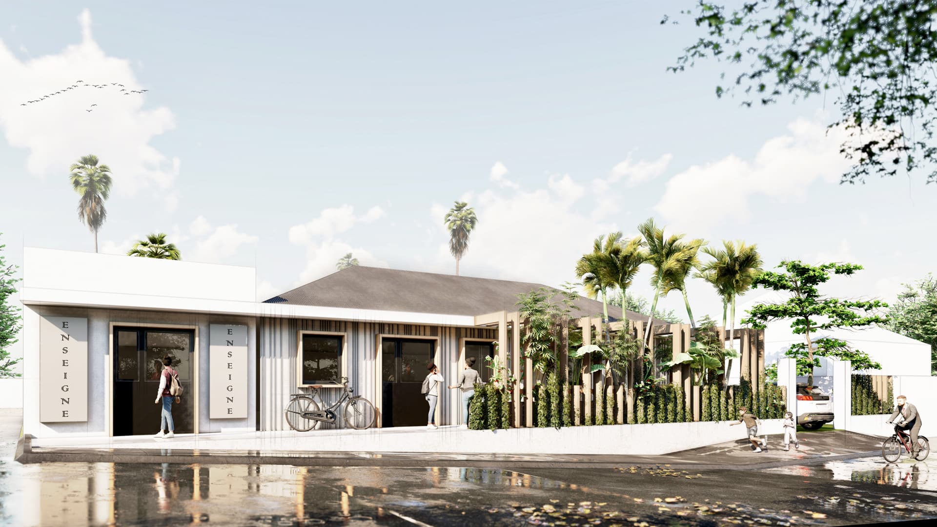 Bureaux professionnels par FG Architectes à la Réunion 974