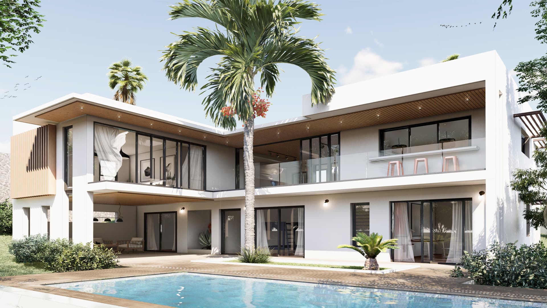Villa moderne par GF Architectes à l'île de la réunion (974)